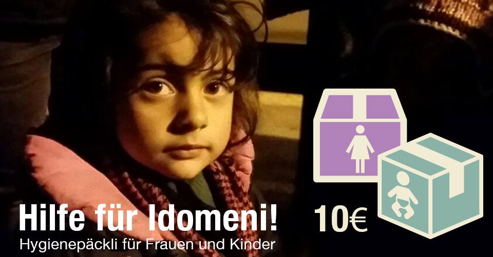 DRINGEND – Wir brauchen Eure Unterstützung für Idomeni