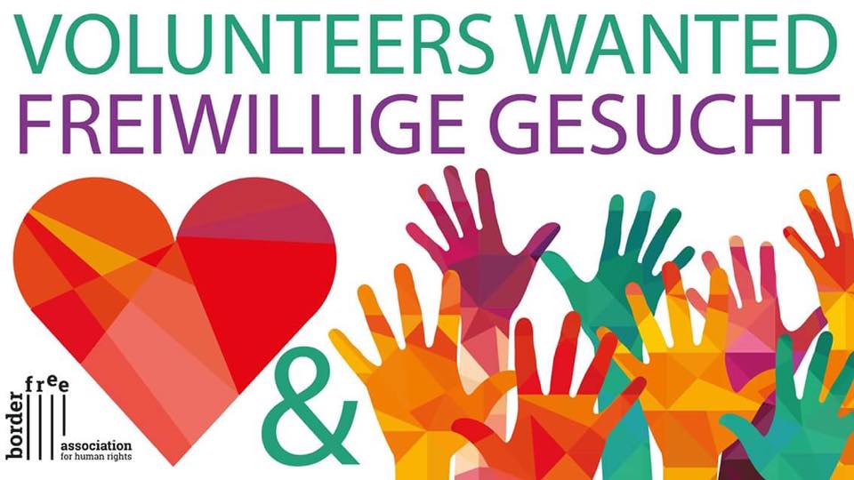 volunteers gesucht