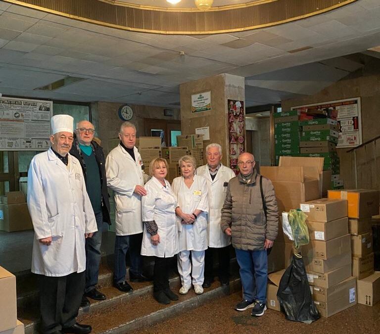 Valentynas Nachricht aus der Ukraine nach Erhalt der medizinischen Hilfsgüter