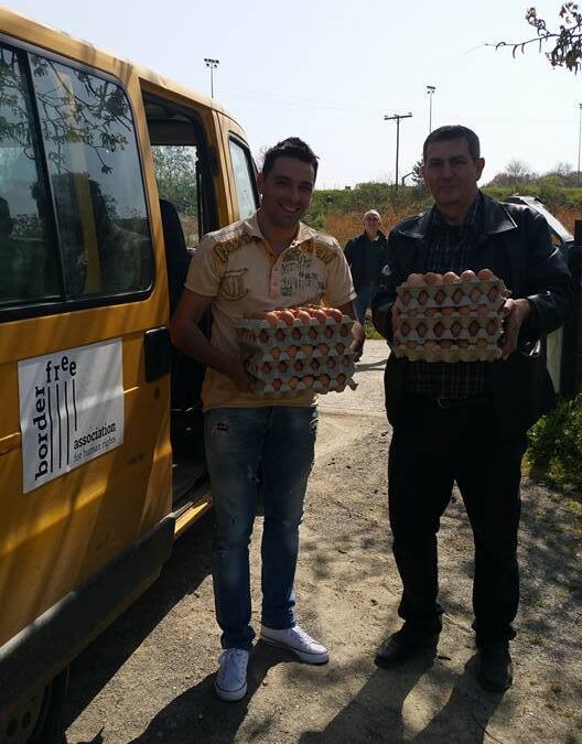 borderfree Küche in Idomeni