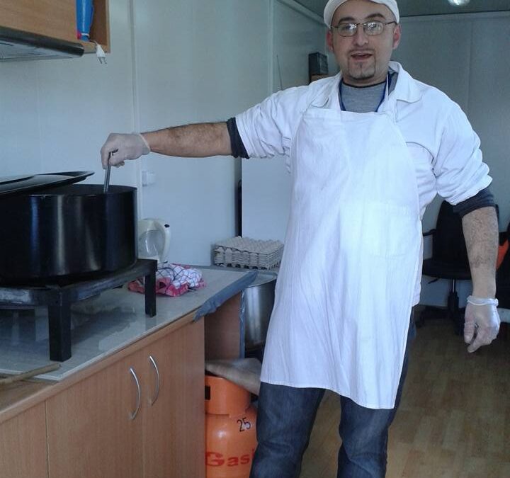 Projekt Presevo – Unser Küchen-Container mit Koch Boban